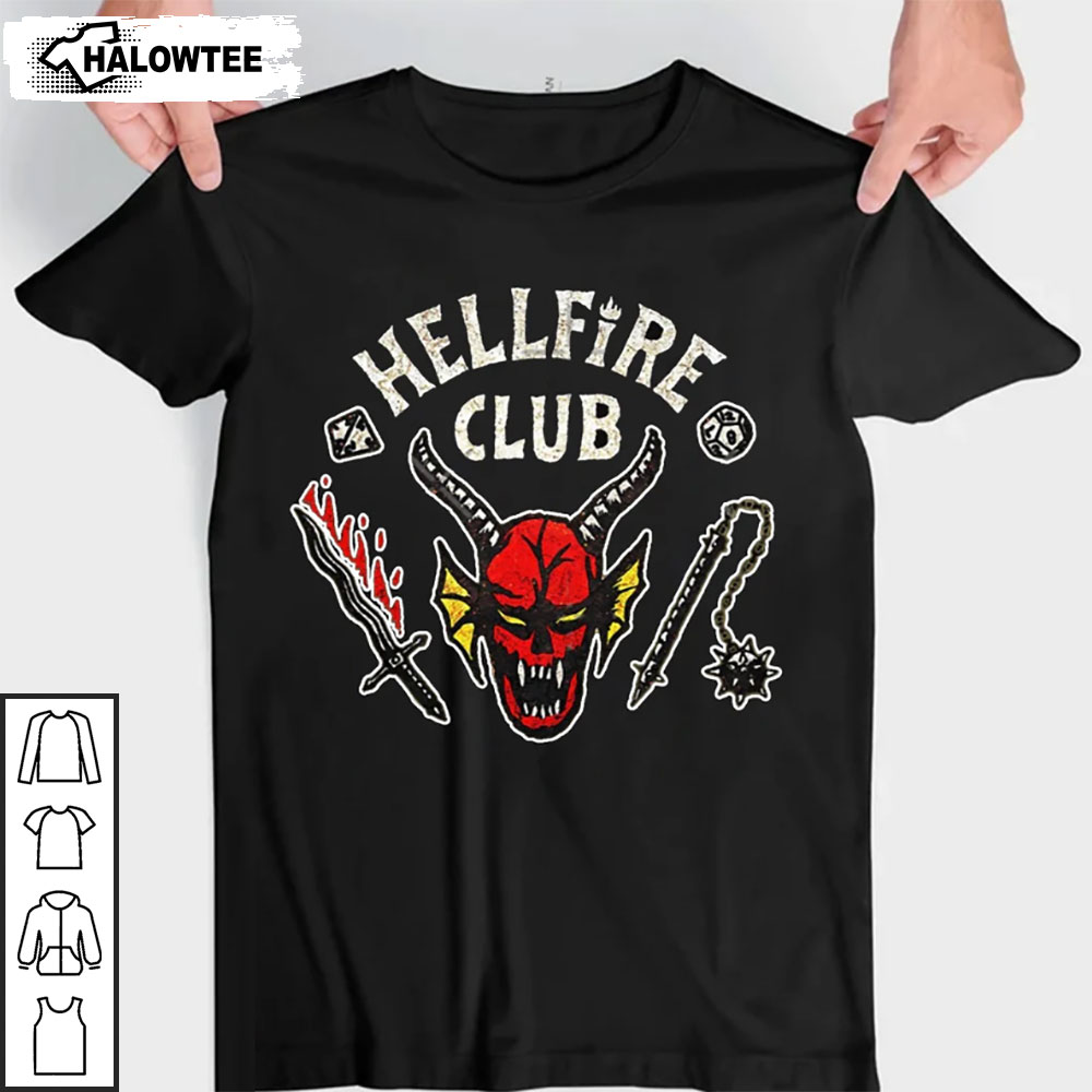 Hellfire Club Shirt Hellfire Club Baseball T-Shirt