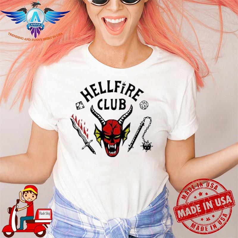 Hellfire Club Stranger Things Season 4 Ragland Long Sleeve Baseball shirt