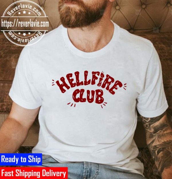Hellfire Club STRANGER THINGS Season 4 White Unisex T-Shirt