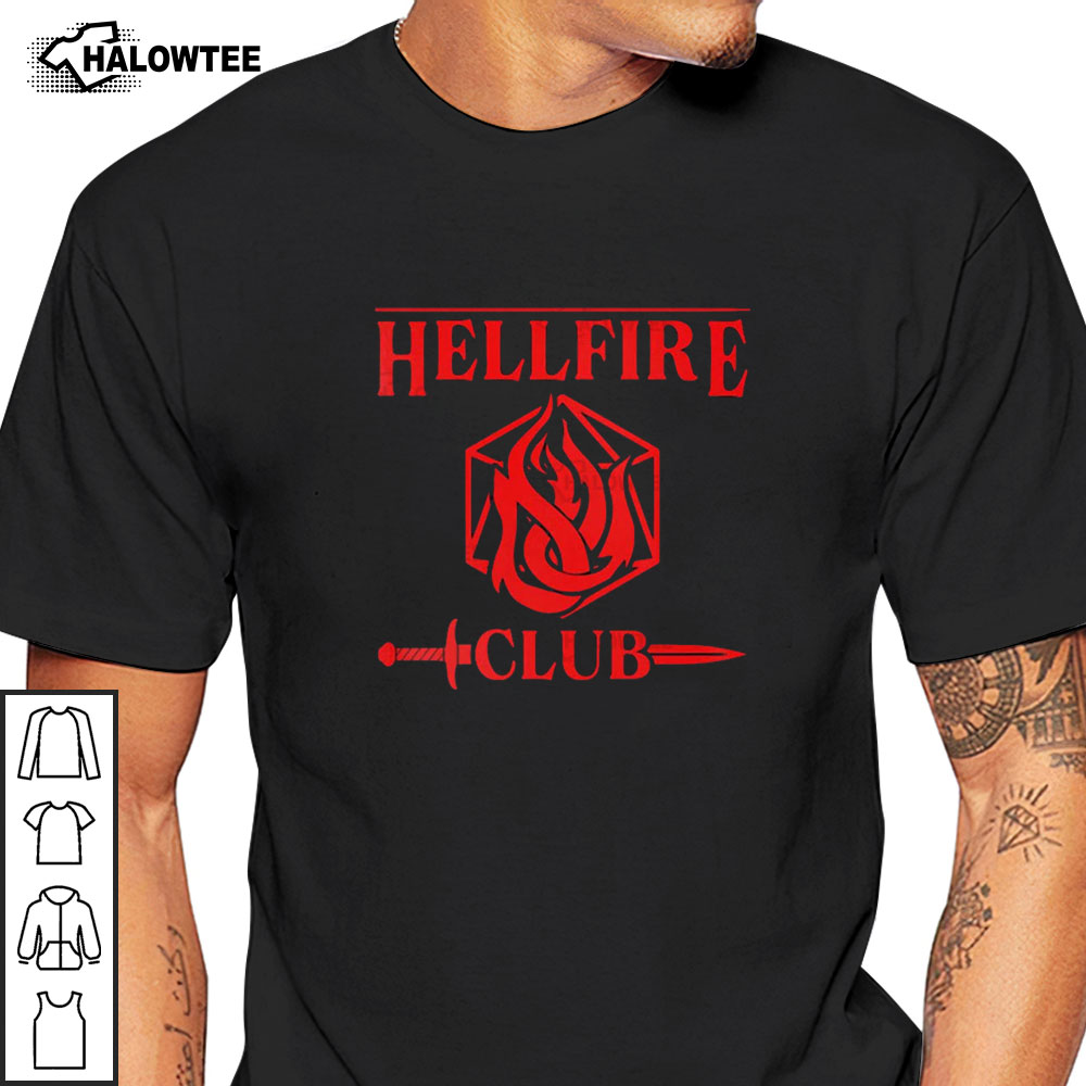 Hellfire Club T Shirt Stranger Things Gift For Fan T-Shirt Club Stranger Things 4 Shirt