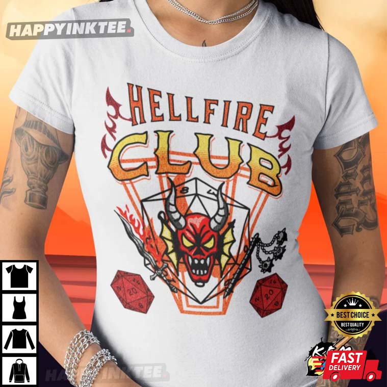 Hellfire Club Unisex Champion Stranger Things T-Shirt