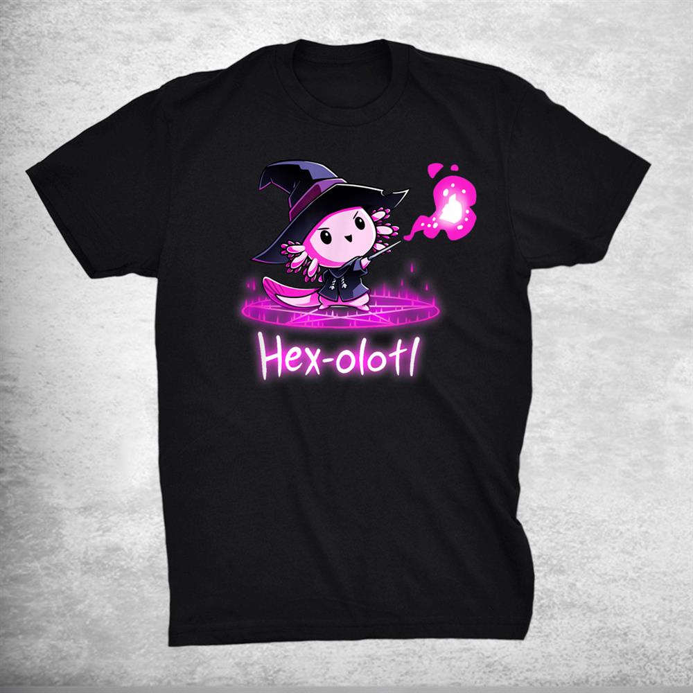 Hex Olotl Funny Axolotl Wise Woman Halloween Shirt