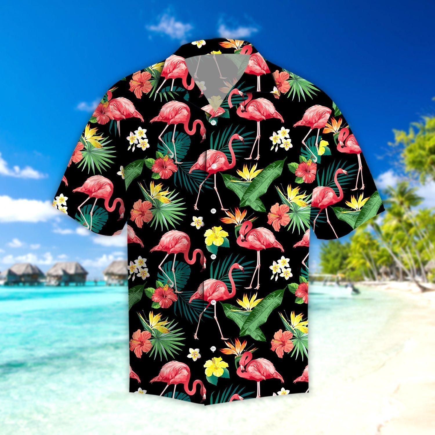 Higozy Flamingo – Hawaiian Shirts – Dt012