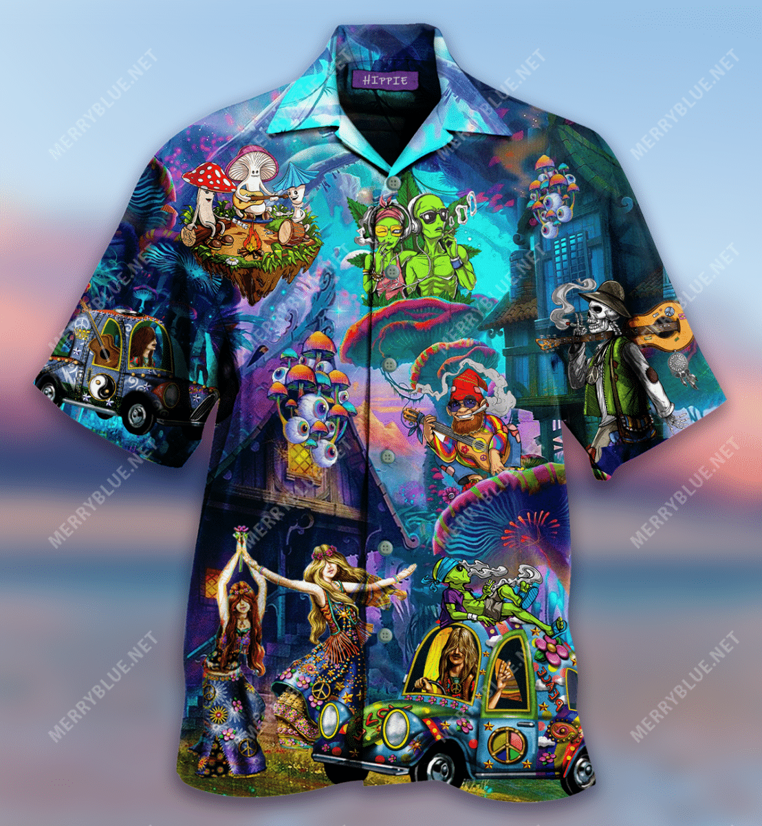 Hippie Time Hawaiian Shirt