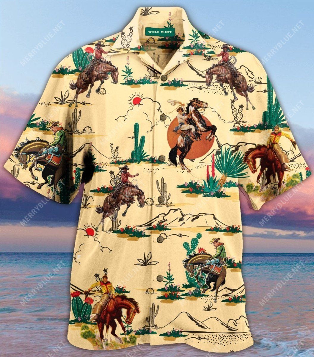 Horse Cowboy Unisex Hawaiian Shirt