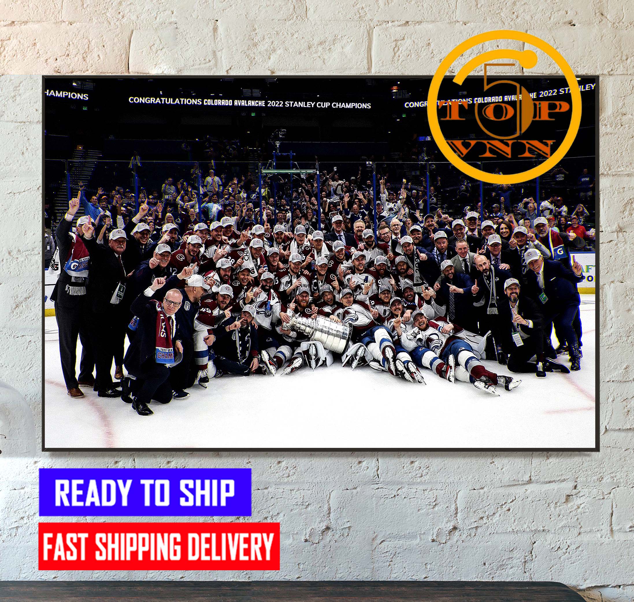 HOT TREND NHL 2022 Stanley Cup Champions Colorado Avalanche Champions Home Decor Poster Canvas