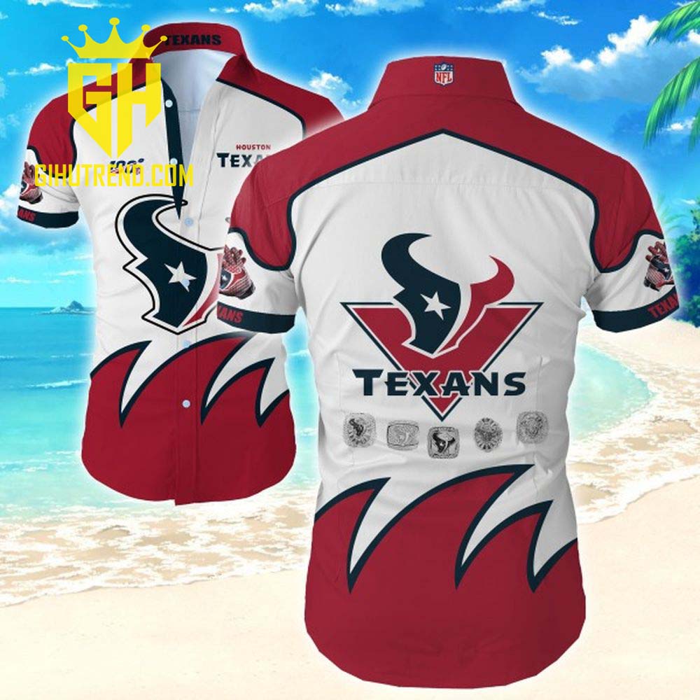 Houston Texans New Design NFL Hawaiian Shirt
