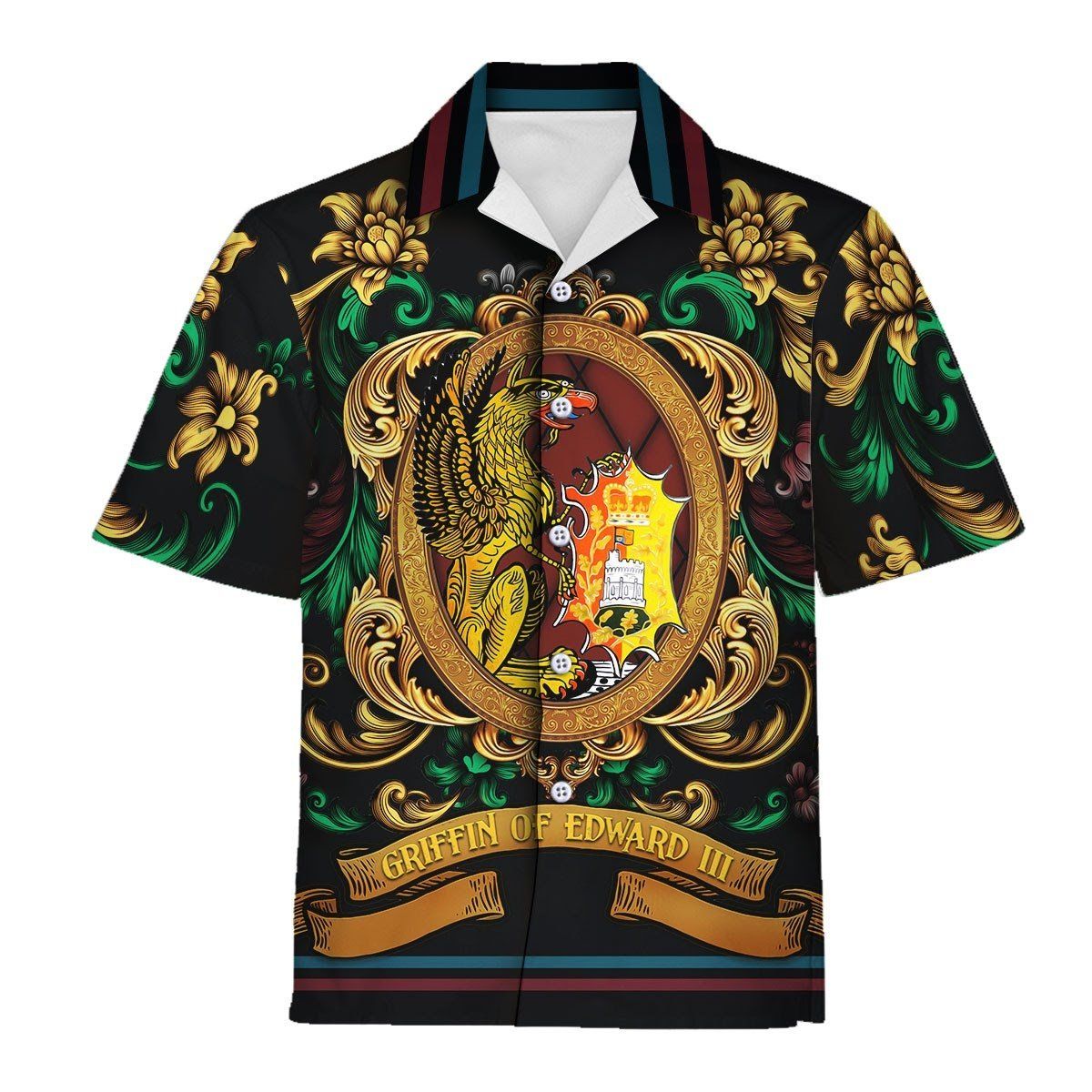 Hp351 The Griffin Of Edward Iii Hawaiian Shirt