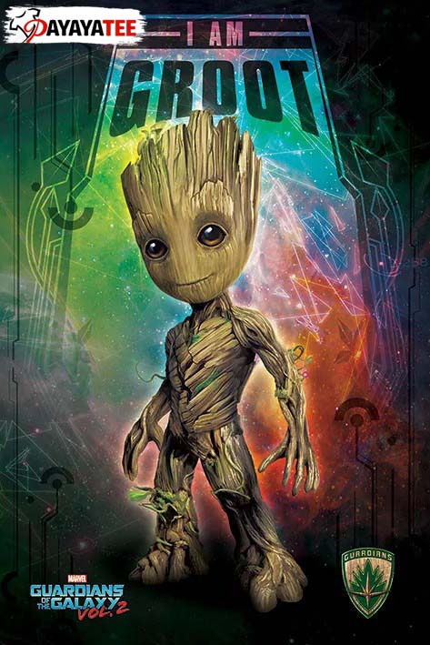I Am Groot Poster Guardians Of The Galaxy Vol. 2