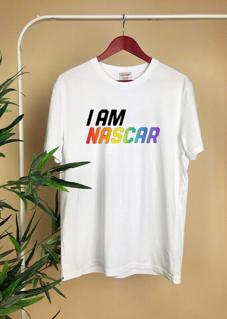 I Am Nascar Car Racing  Street Racing LGBT Gay Pride Shirt