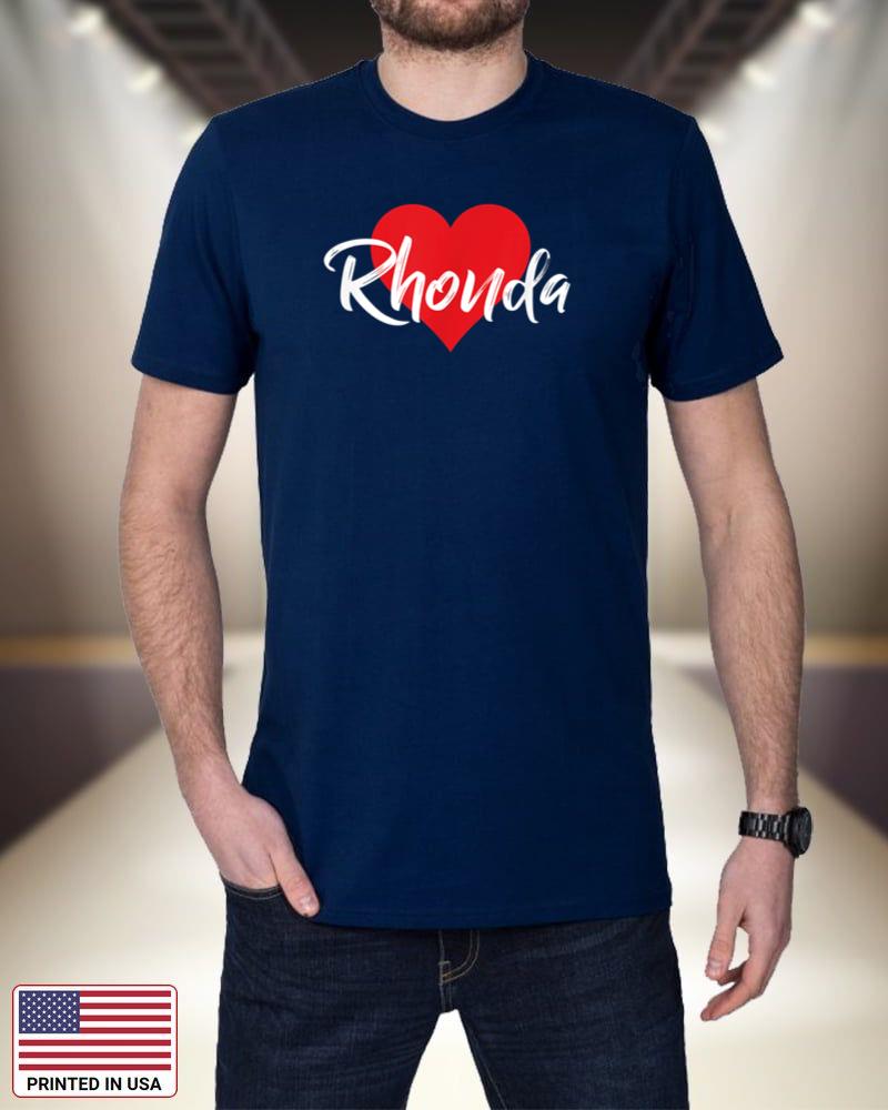 I Love Rhonda First Name Tshirt I Heart Named RIgjM