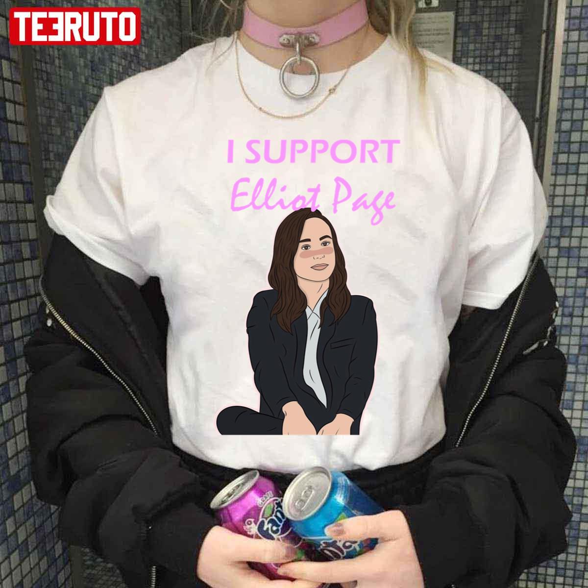 I Support Elliot Page Unisex T-Shirt