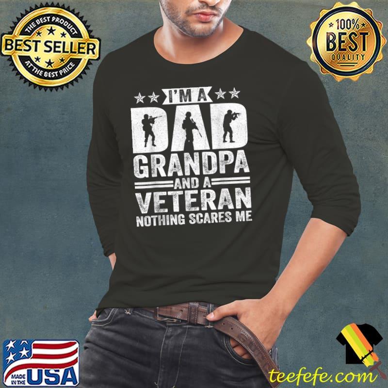 I’m A Dad Grandpa T Shirt Veteran Father’s Day T-Shirt