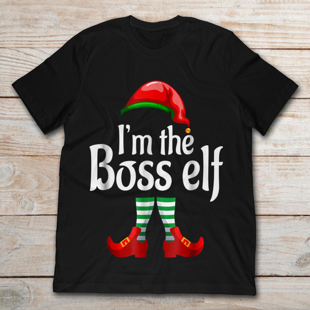 I’m The Boss Elf Matching Group Christmas