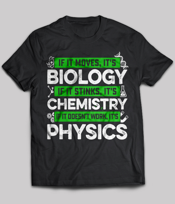 If it Moves, It’s Biology If It Stinks, It’s Chemistry, Physics