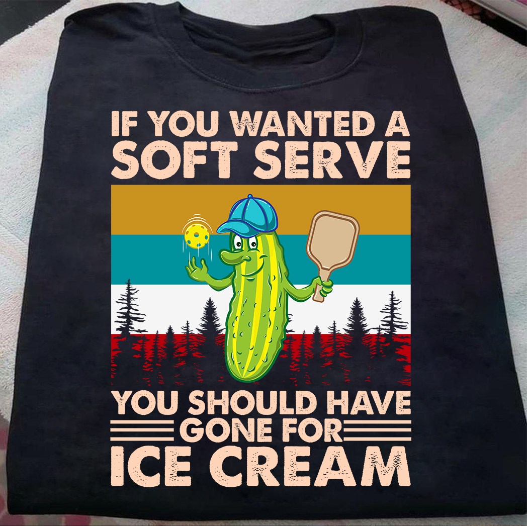 If you wanted a soft serve you should have gone for ice cream