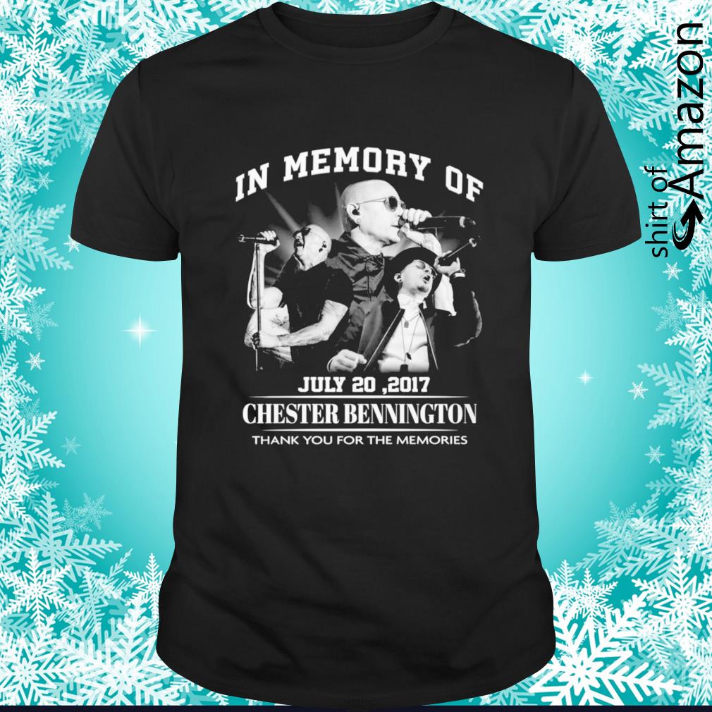 In memory of July 20,2017 Chester Bennington thank you for the memories shirt