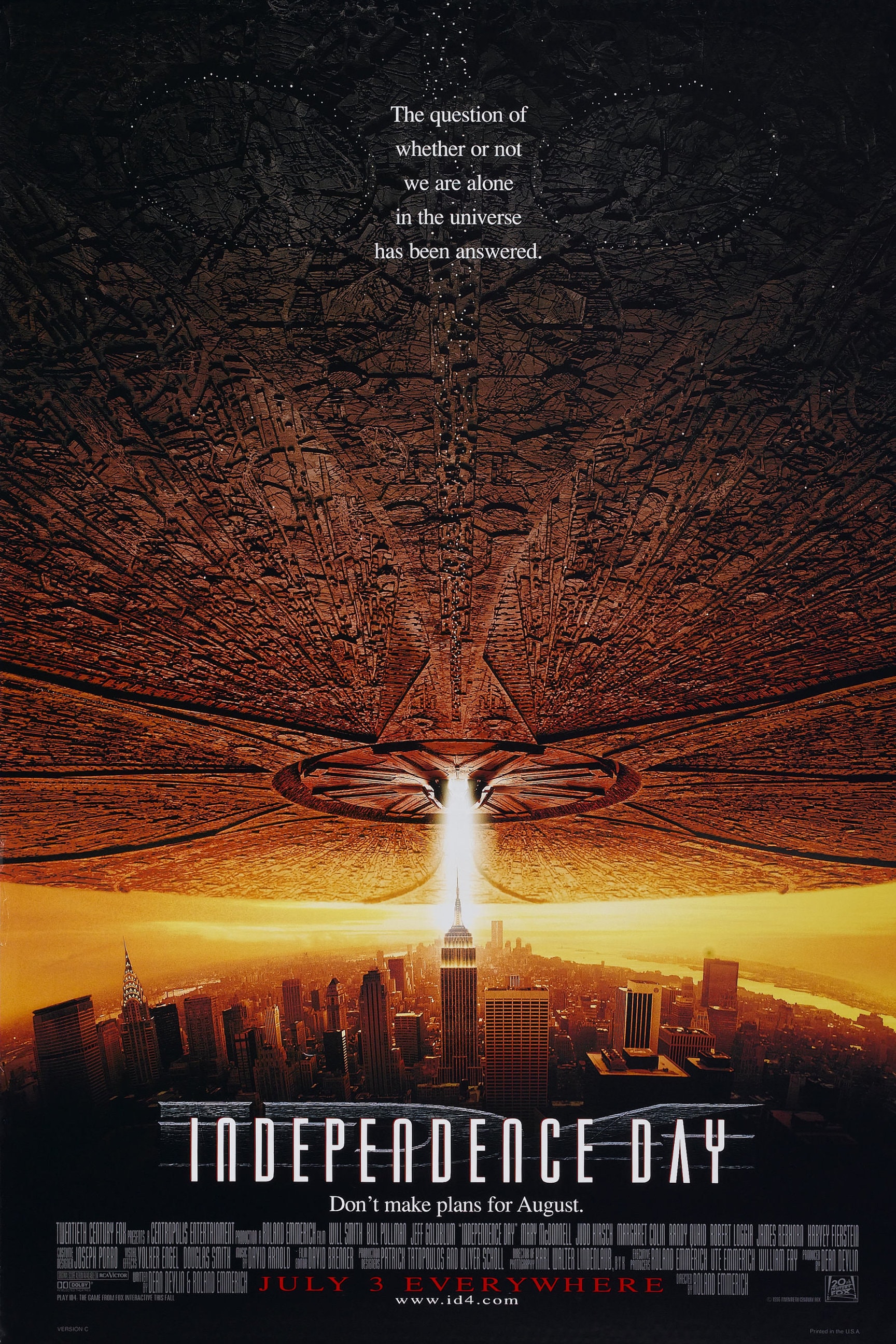 Independence Day Movie Will Smith Poster