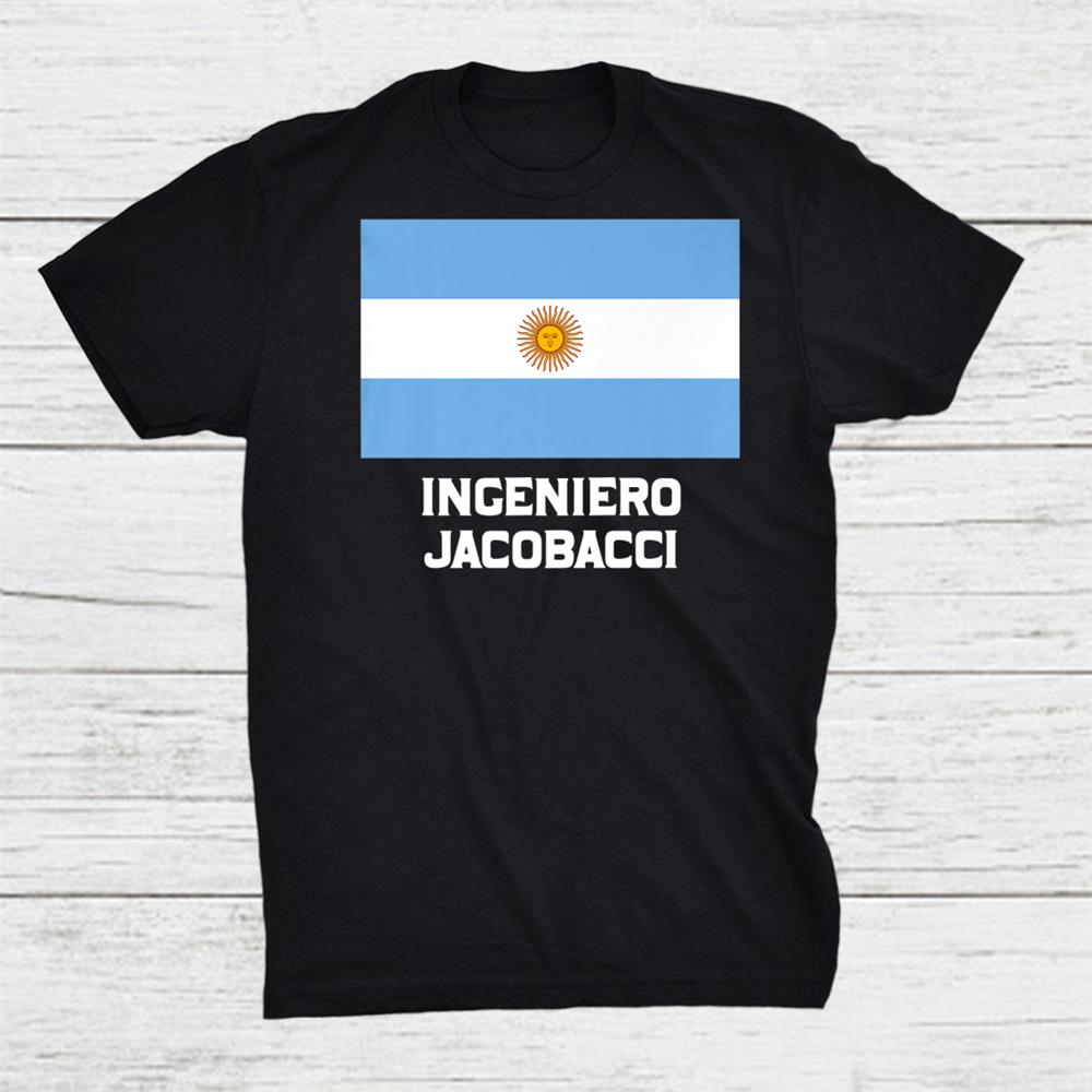 Ingeniero Jacobacci Republica Argentina Flag Emblem Bandera Shirt