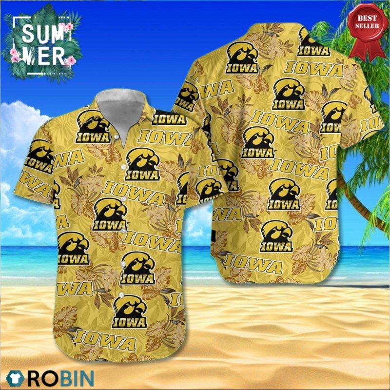 Iowa Hawkeyes Football 3d Print Hawaiian Shirt Hawaii Shirt