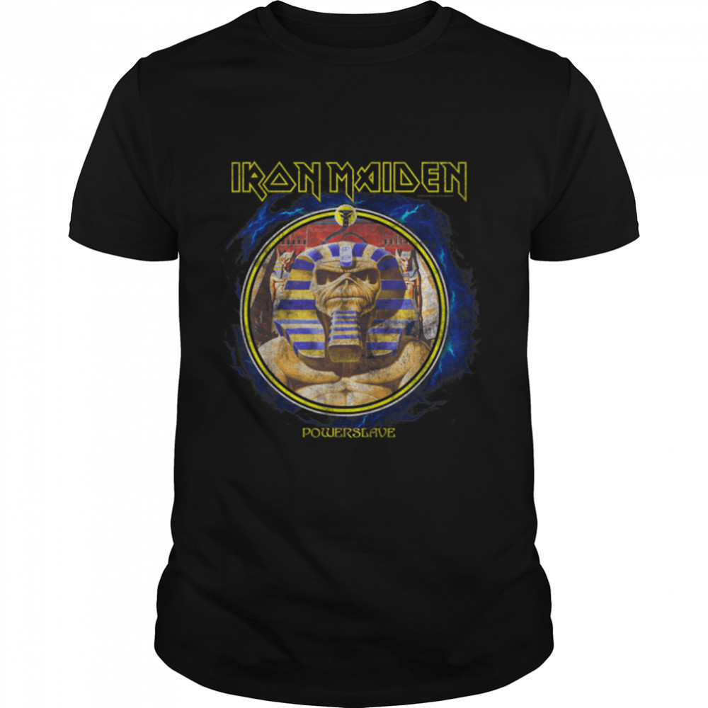 Iron Maiden – Legacy Collection Powerslave Mummy Circle T-Shirt B09X131JC3