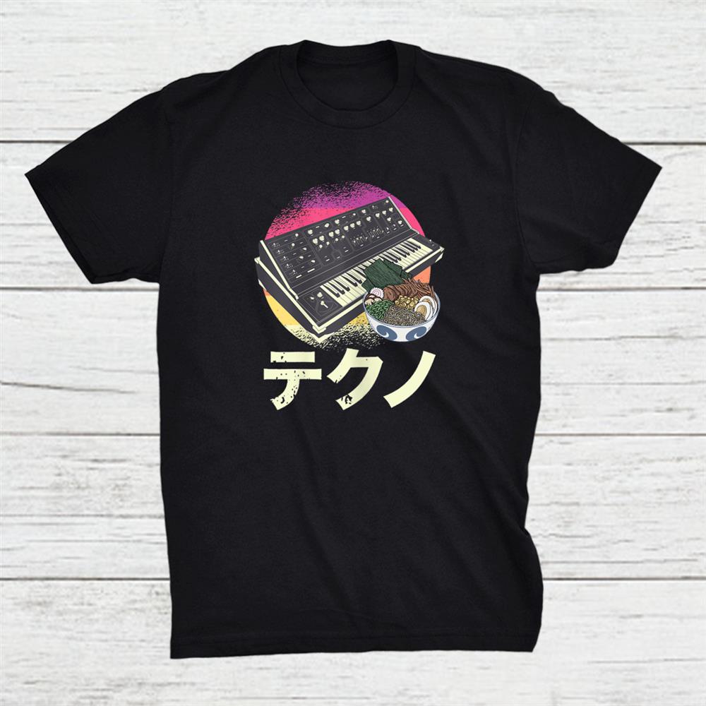 Japanese Ramen Synthesizer Asdr Synth Nerd Japanese Food Shirt