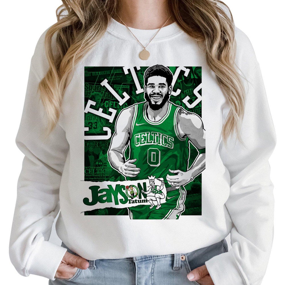 Jayson Tatum Celtics Shirt For Men Women With Hoodie - Jolly Family Gifts