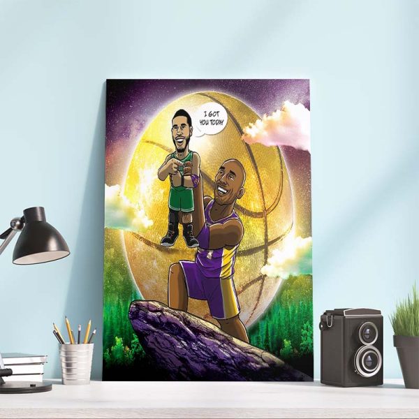 Jayson Tatum I Got You Today Kobe Bryant Cosplay Lion King Home Decor Poster Canvas