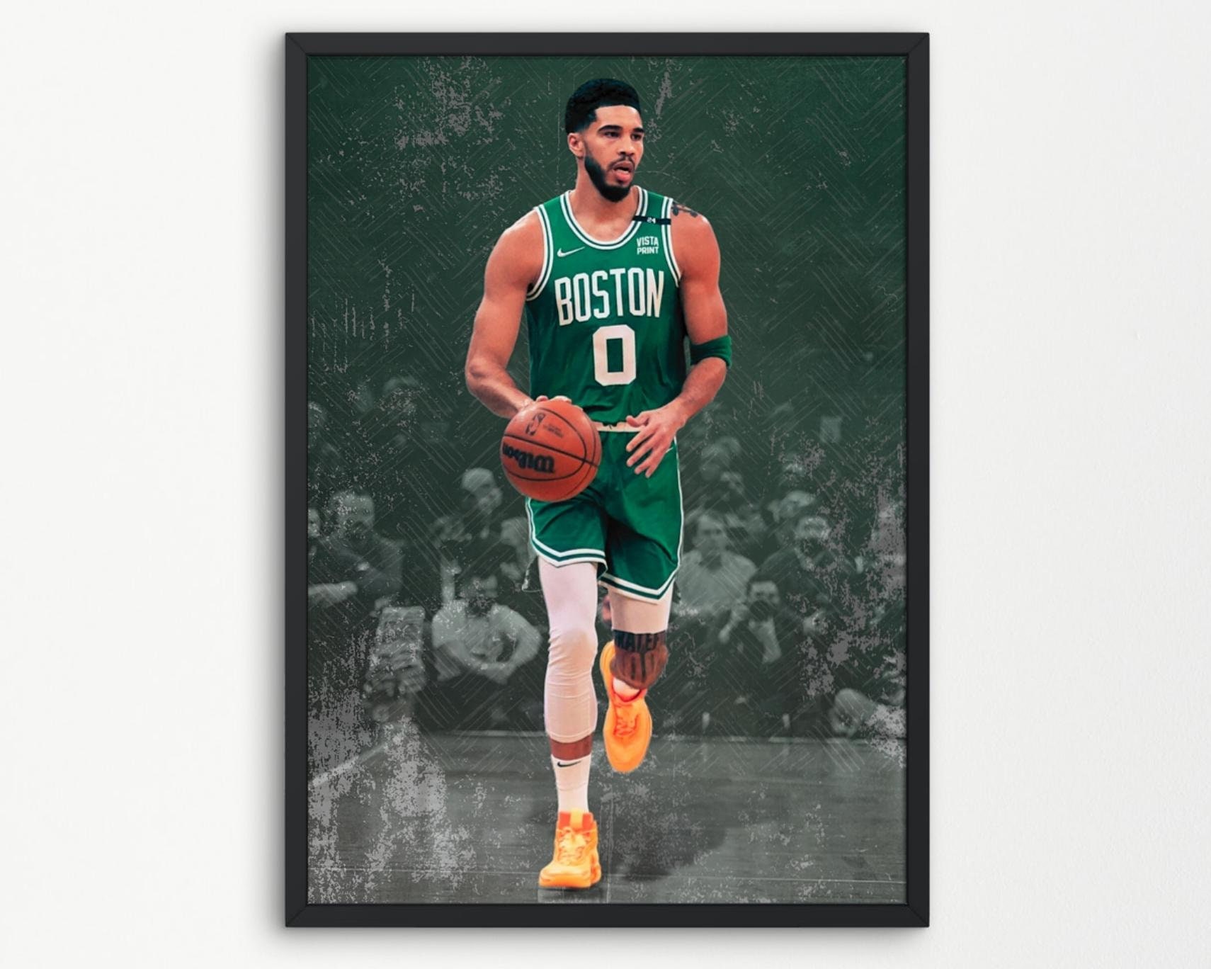 Jayson Tatum Poster Boston Celtics Street NBA Wall Art