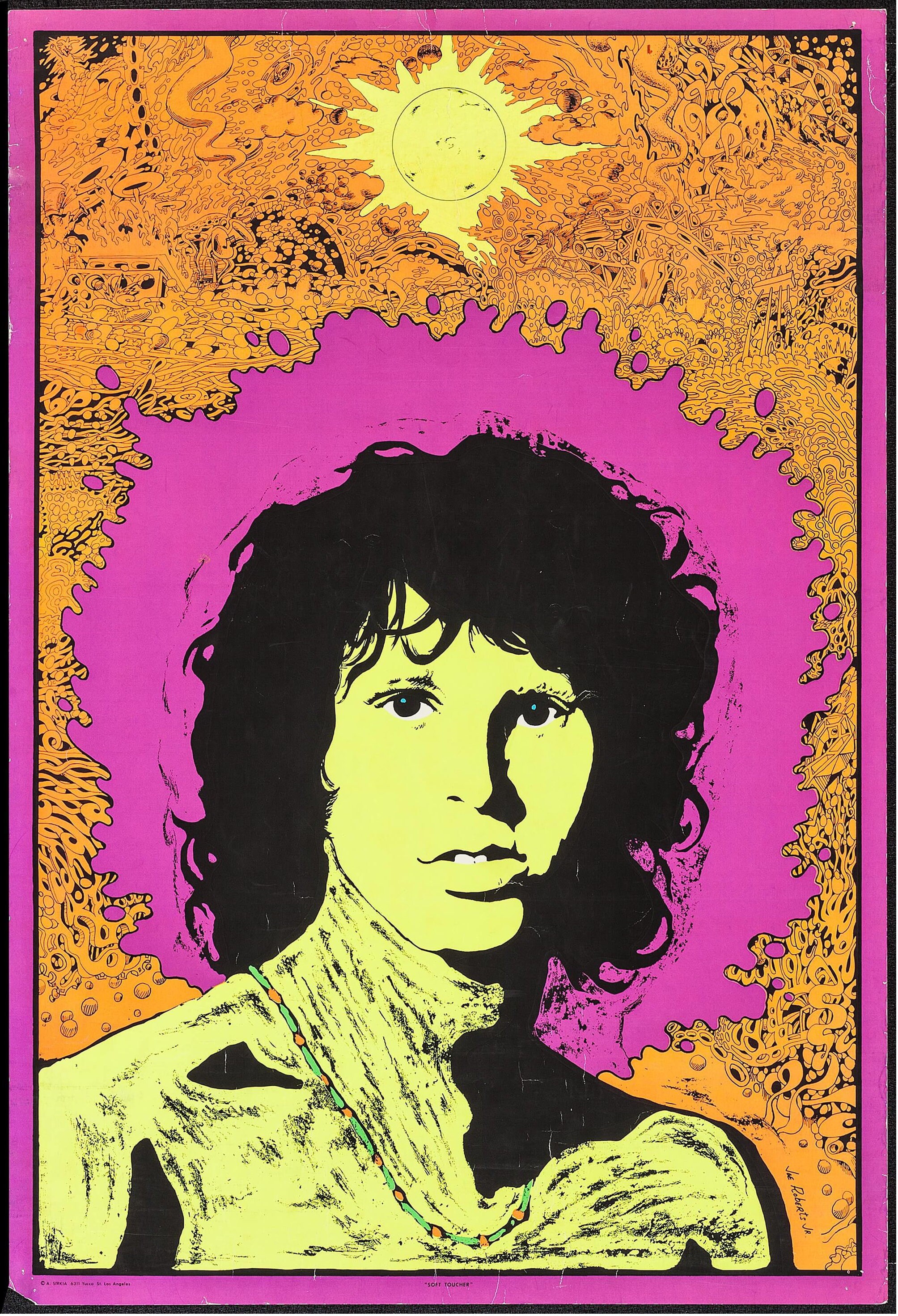 Jim Morrison Poster Looks like a black light poster!
