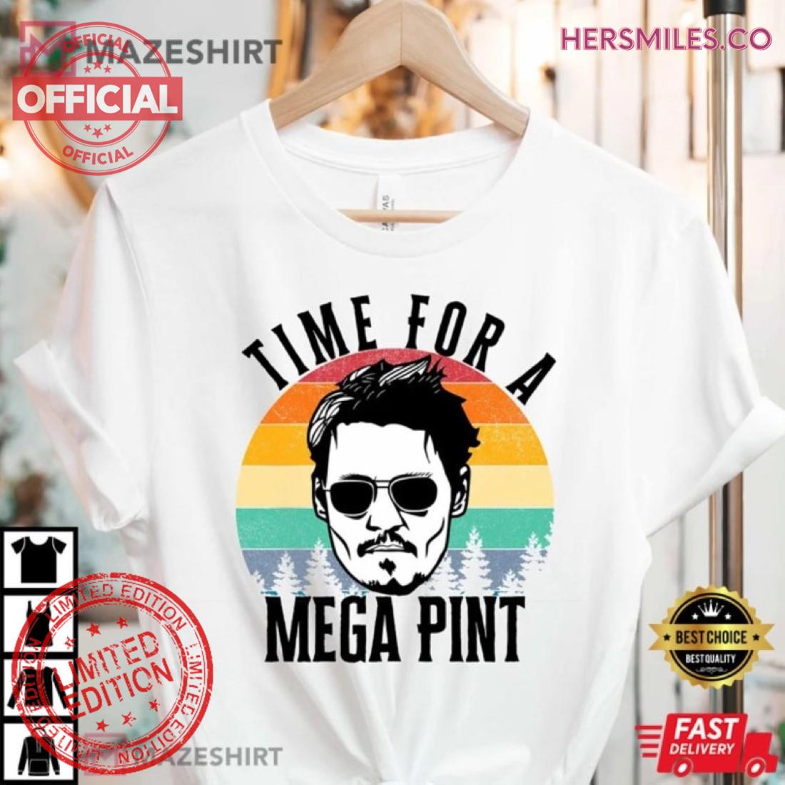 Johnny Depp wins defamation trial Time For A Mega Pint Shirt