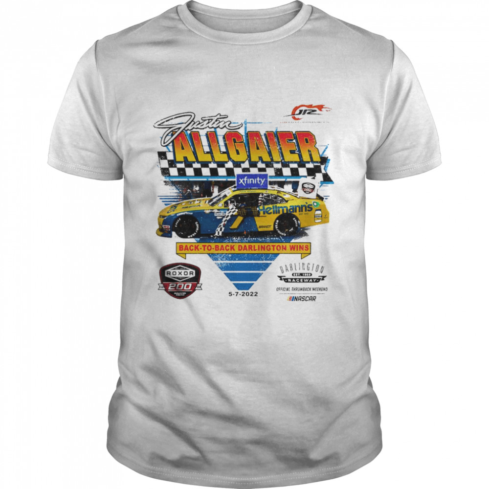 JR Motorsports Justin Allgaier 2022 NASCAR Xfinity Series Mahindra ROXOR 200 Race Winner shirt