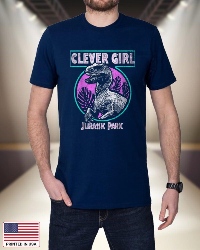 Jurassic Park Distressed Teal Raptor Clever Girl J6Yhz