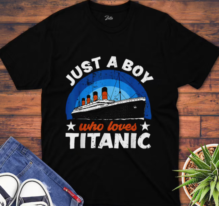 Just A Boy Who Loves Titanic T-Shirt