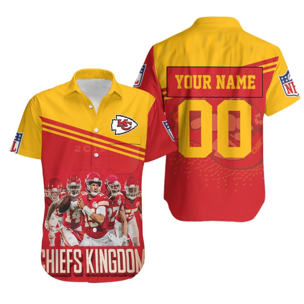 Kansas City Chiefs Kingdom Afc West Champions Division Super Bowl 2021 Personalized Hawaiian Shirt