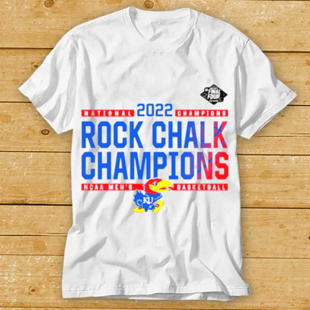 Kansas Jayhawks 2022 National Champions Rock Chalk Champions shirt