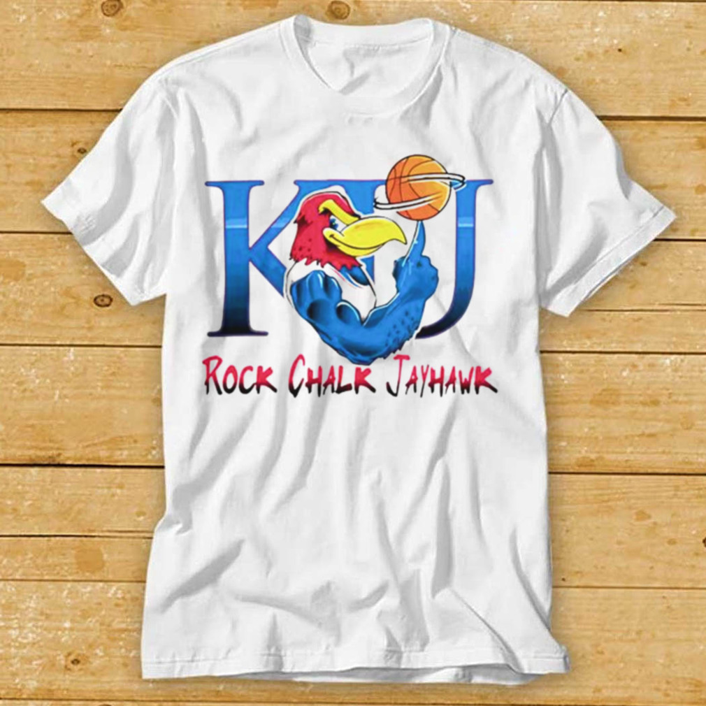 Kansas Jayhawks Rock Chalk Jayhawk T shirt