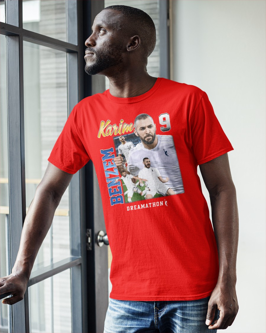 Karim Benzema 9 Dreams T Shirts  Vini Jr