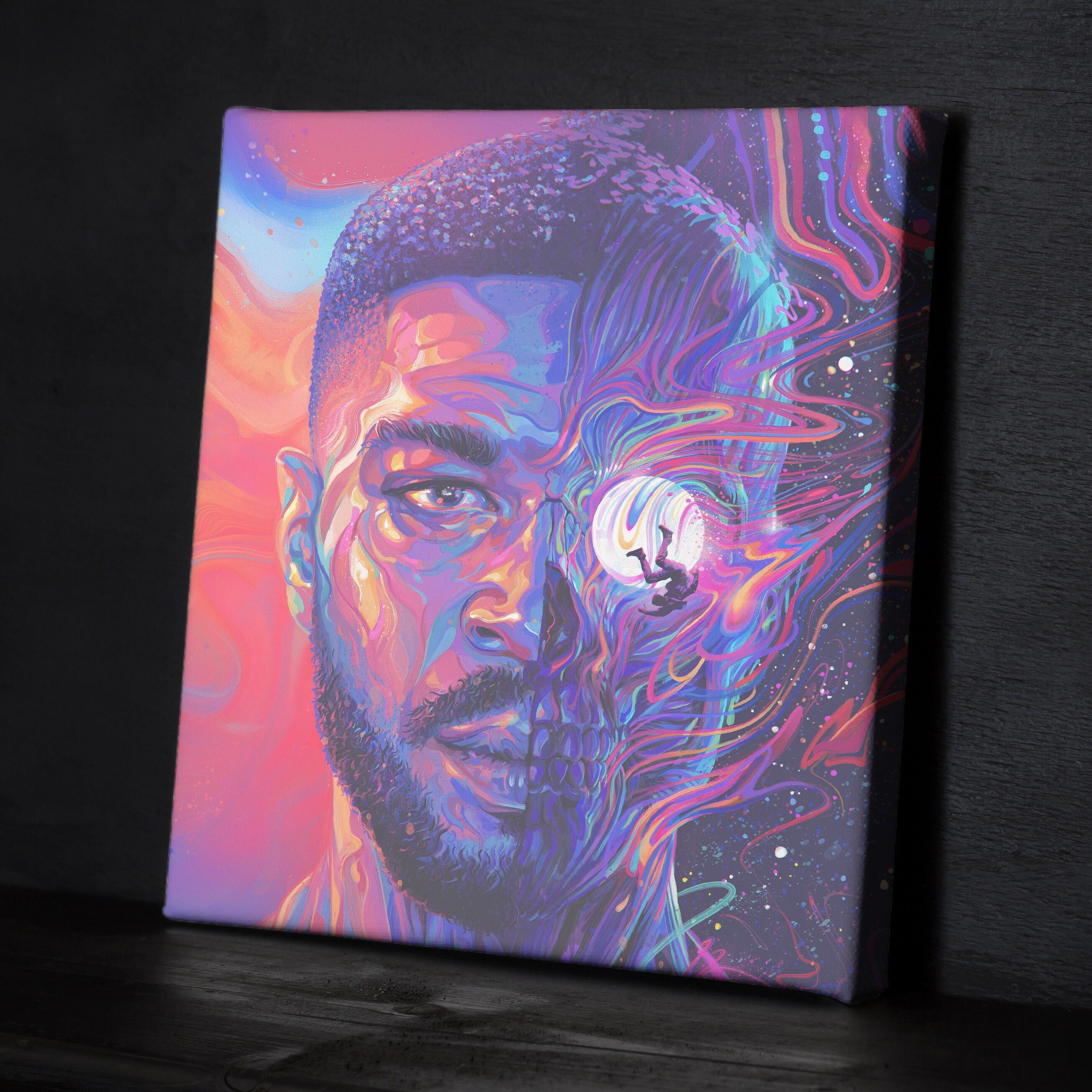 Kid Cudi Man On The Moon 3 Poster or Canvas