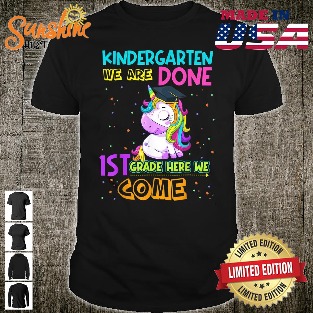 Kindergarten Graduation Magical Unicorn Shirt