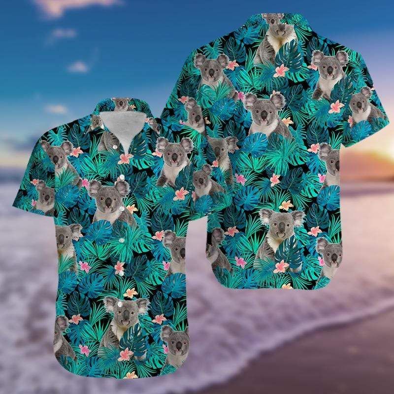 Koala Tropical Full Printing Hawaiian Shirts #h