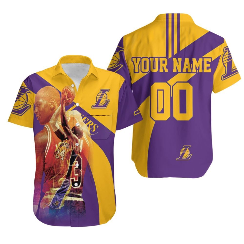Kobe Bryant Los Angeles Lakers Champions Legend 3D For Fan Personalized Hawaiian Shirt