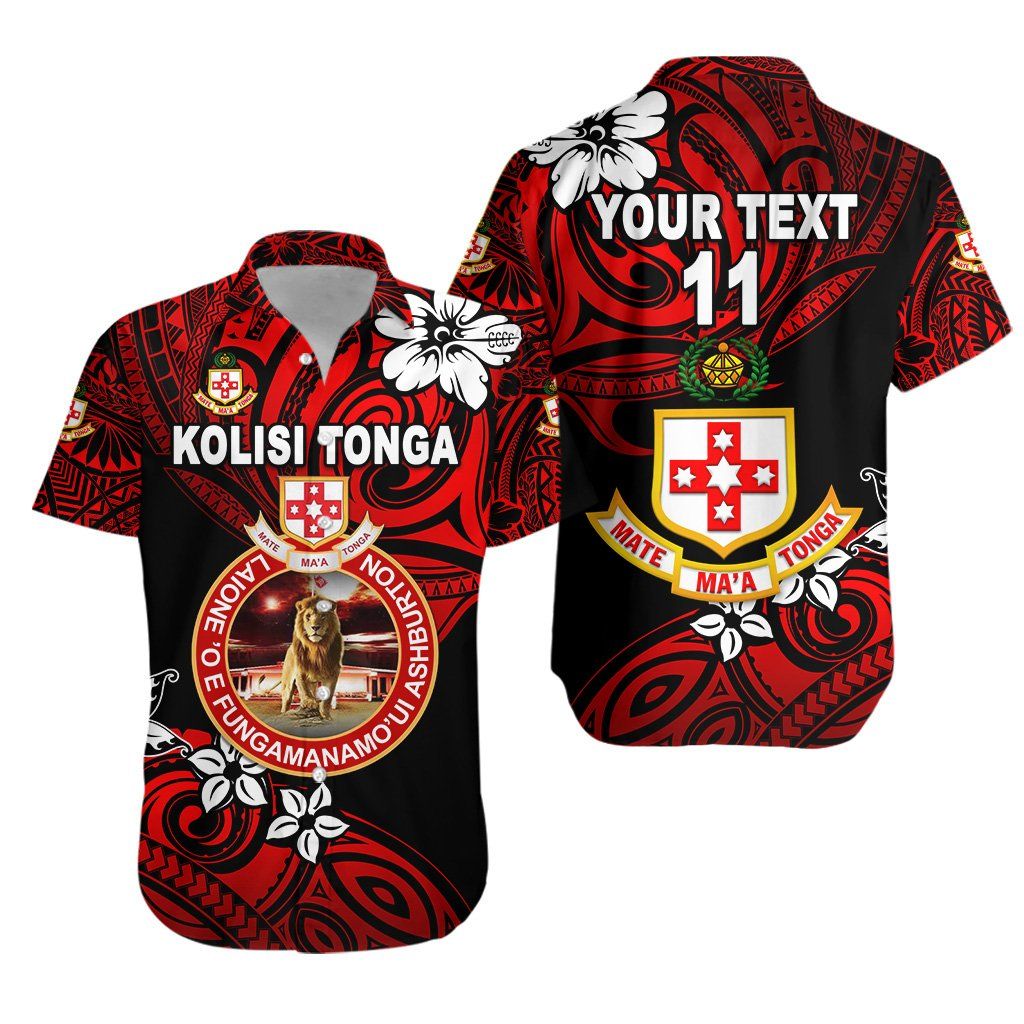 Kolisi Tonga Hawaiian Shirt Mate Ma’a Tonga Unique Vibes, Custom Text And Number – Lion K8 Big And Tall Hawaiian Shirts