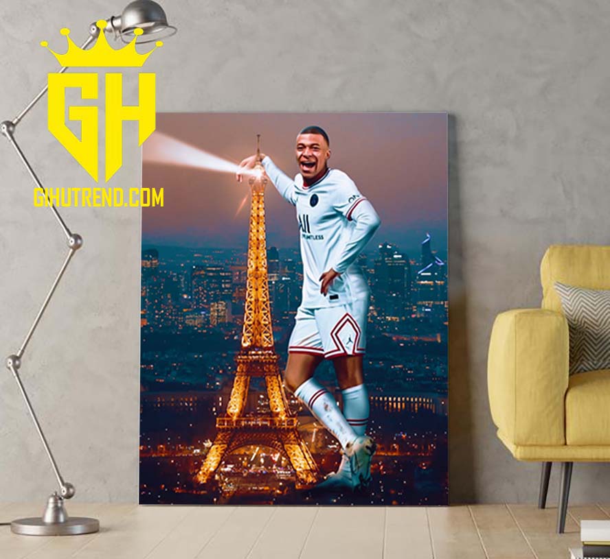 Kylian Mbappe Will Stay At Paris Saint-Germain Poster Canvas