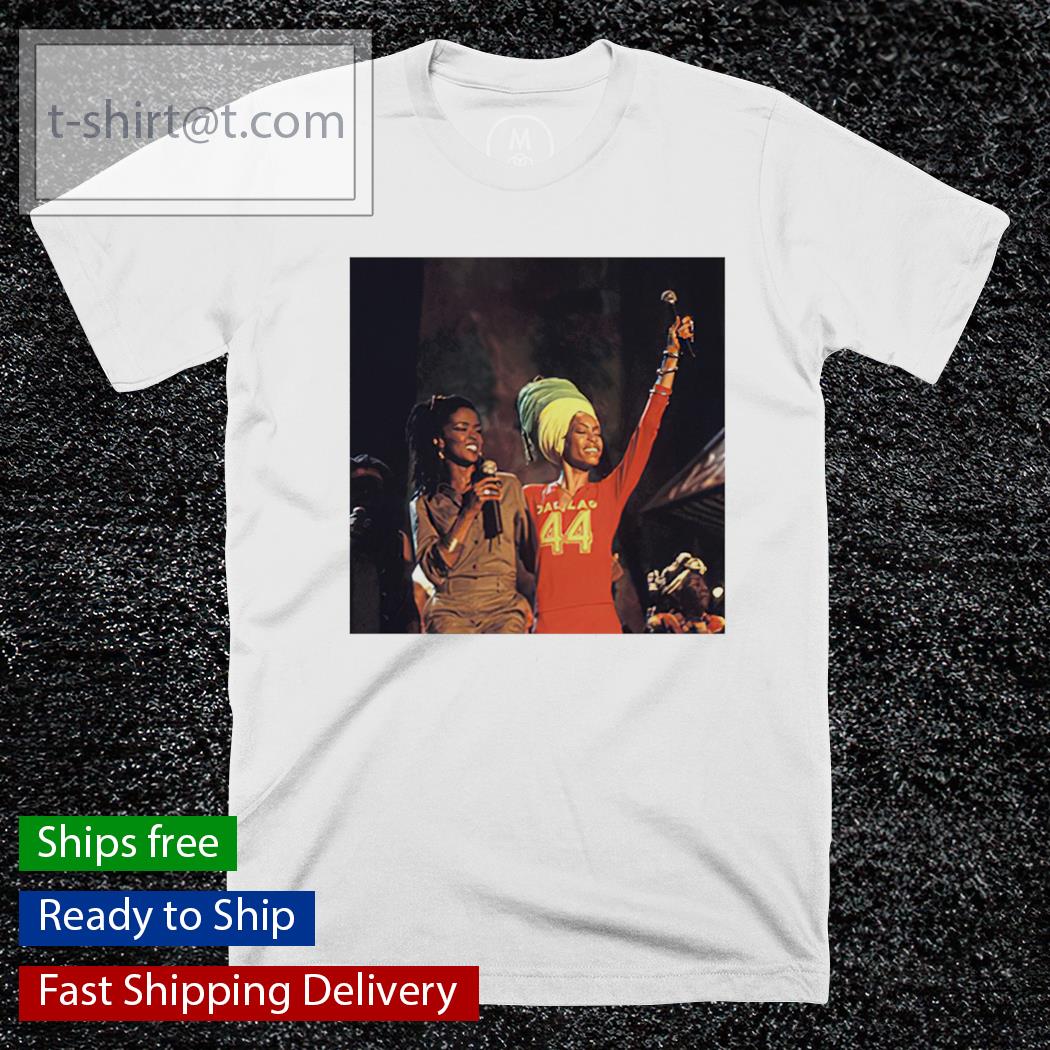 Lauryn Hill Erykah Badu on stage together shirt