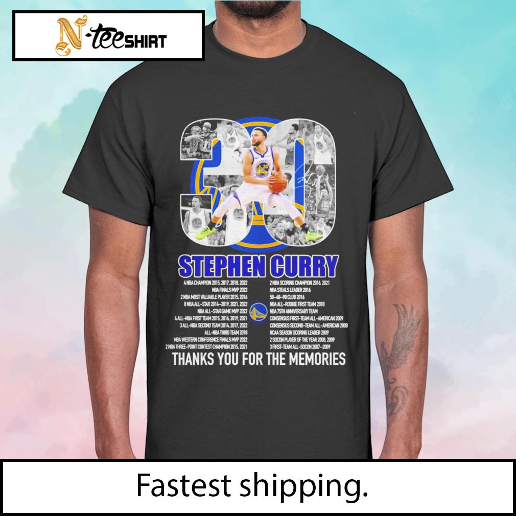 Legend Stephen Curry Thanks you for the memories shirt
