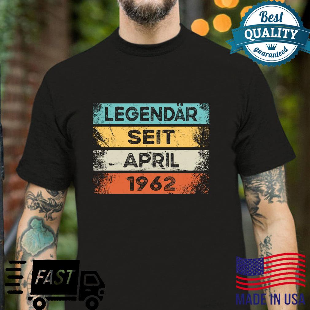 Legendär seit April 1962 Retro Geburtstag Langarmshirt Shirt