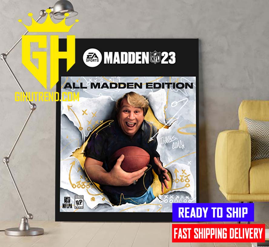 Legendary John Madden 23 All Madden Edition Poster Canvas