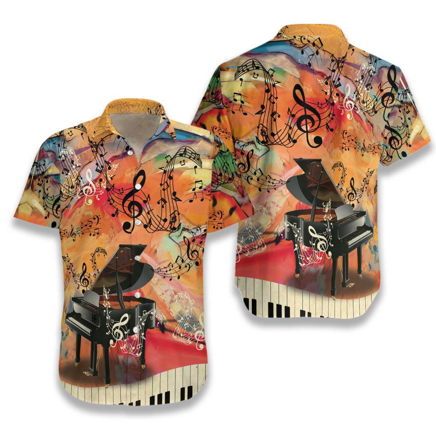 Let The Piano Guide You To The World Ez12 0212 Hawaiian Shirt