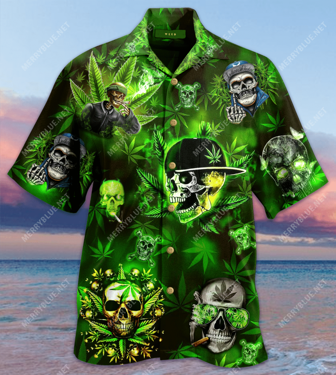 Let’s Get High Unisex Hawaiian Shirt